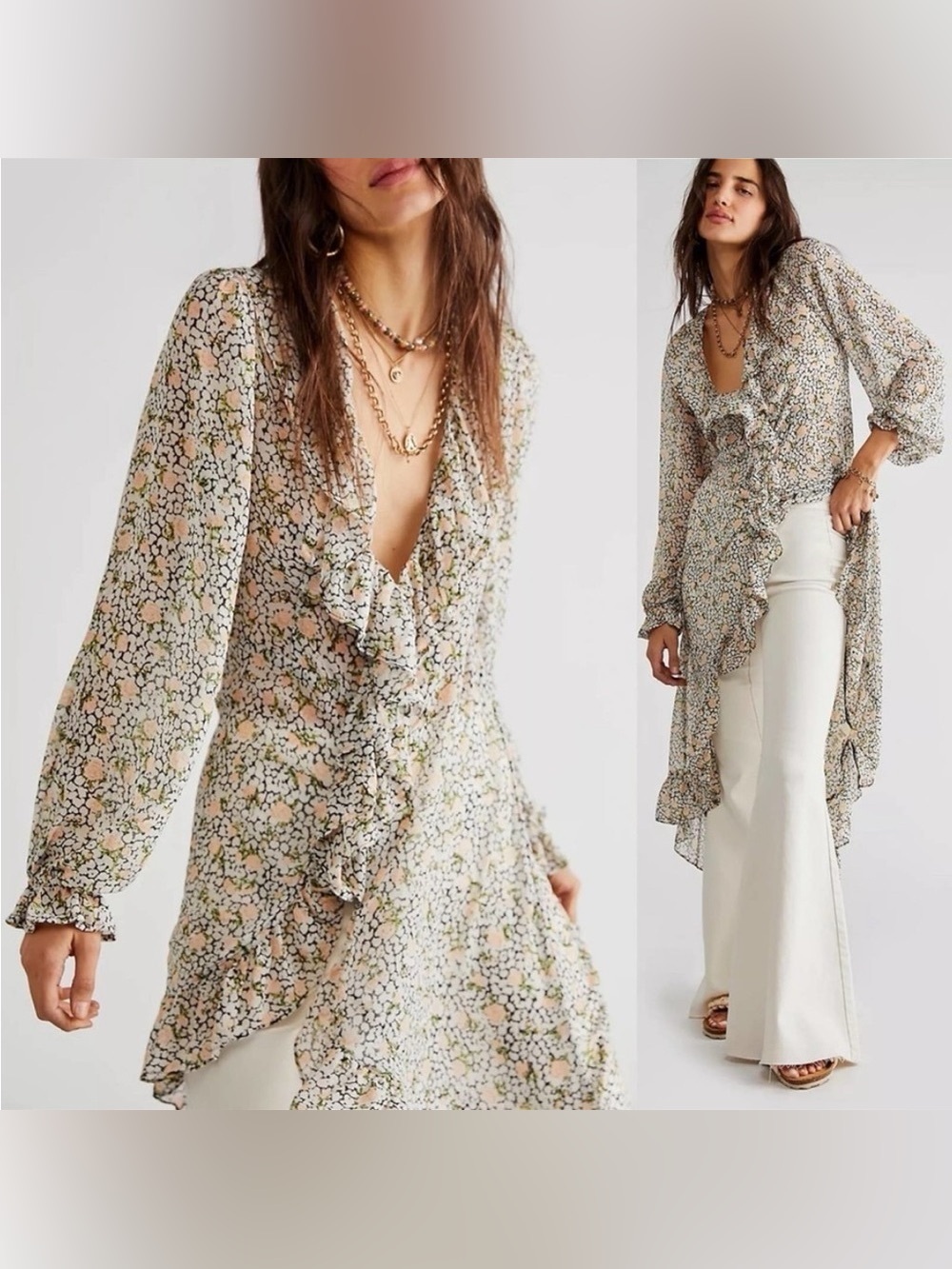 Free People Gigi Printed Maxi
